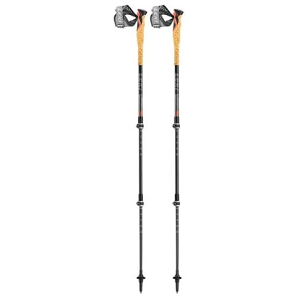 Leki Cross Trail 3 Carbon Compact Trekking Poles - Pair 0