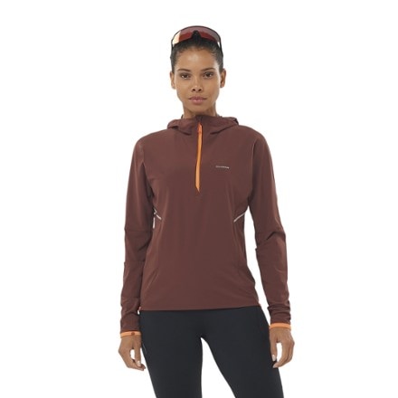 Salomon Sense Aero Hybrid Half-Zip Hoodie - Women's 1