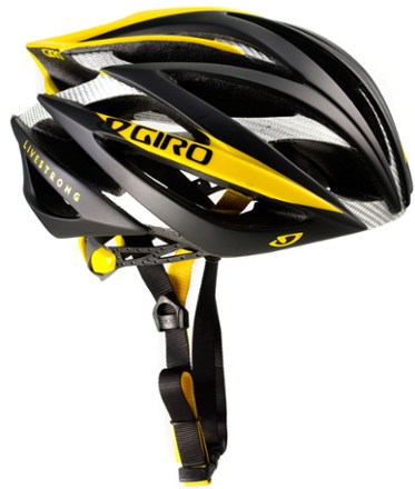 black and yellow bike helmet