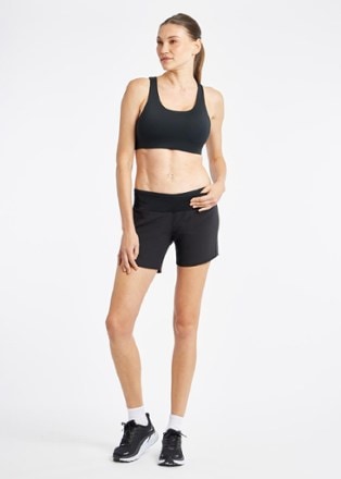 Oiselle Long Toolbelt Roga Shorts - Women's 2