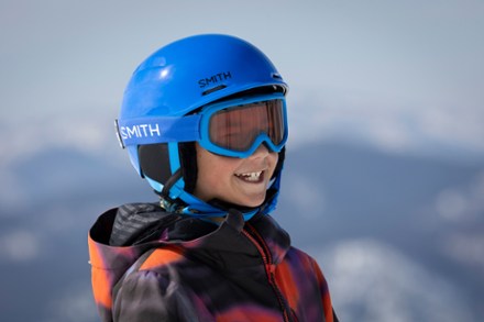 Kids ski helmet with on sale goggles