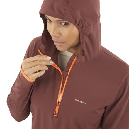 Salomon Sense Aero Hybrid Half-Zip Hoodie - Women's 3