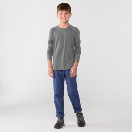 Merino Midweight Base Layer Crew Top - Kids'