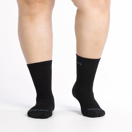 Wide Open Solid Cushioned Crew Socks - Women's 3