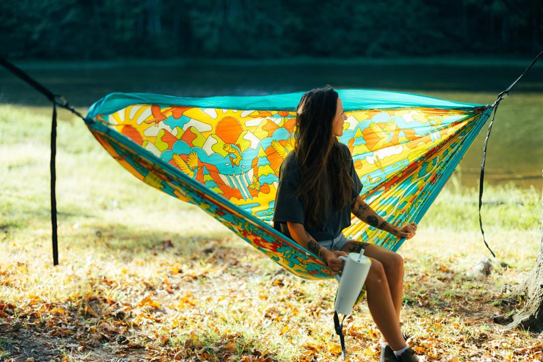 Location Image for DoubleNest Giving Back Printed Hammock