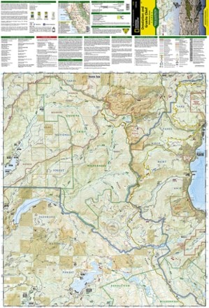 National Geographic Desolation and Granite Chief Wilderness Areas Topographic Map 1