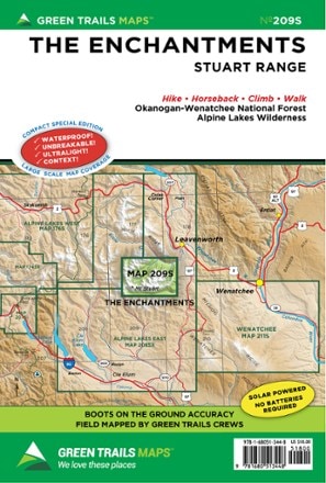 Green Trails Map 209S - The Enchantments: Stuart Range 0