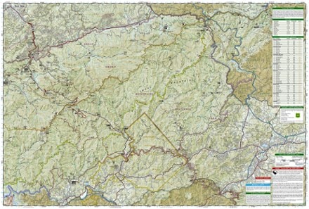 National Geographic Great Smoky Mountains National Park Trail Map 2