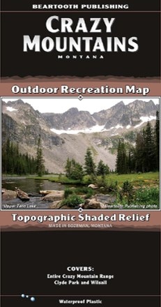 Beartooth Publishing Crazy Mountains Recreation Map 0