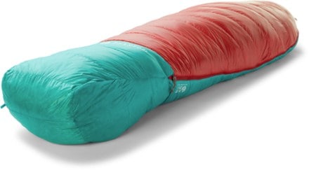 Mountain Hardwear Phantom 15 Sleeping Bag 3/4 foot view? (Alpine Red)