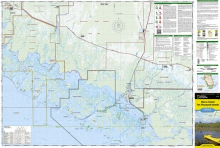 National Geographic Marco Island and Ten Thousand Islands Coastal Recreation Map 1