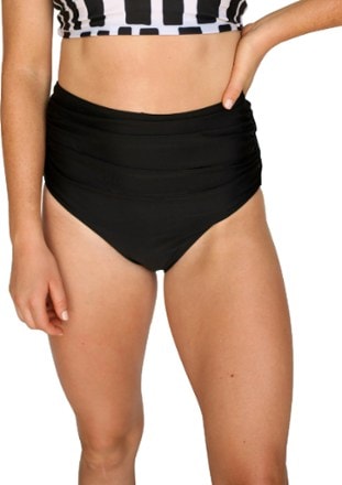 Nani Swimwear Ruched High Rise Swimsuit Bottoms - Women's 1