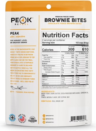 PEAK REFUEL Fudge Brownie Bites 1