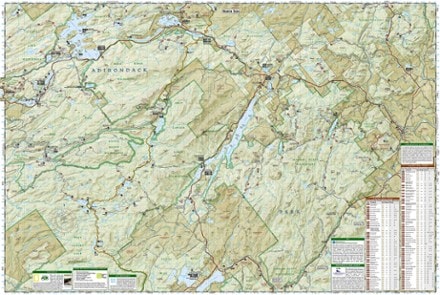 National Geographic Northville/Raquette Lake Trail Map 2