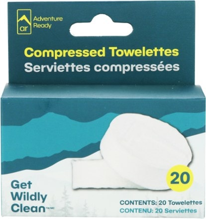 Adventure Ready Compressed Towelettes Refill - Package of 20 1