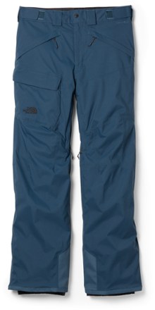 north face ski pants blue