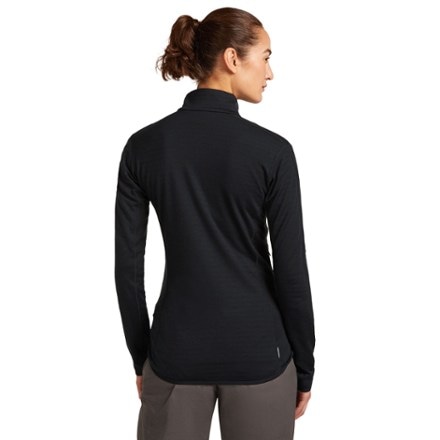 Icebreaker Merino Blend 300 RealFleece Descender Long-Sleeve Zip Base Layer Top - Women's 2