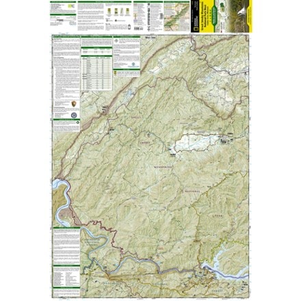 National Geographic Great Smoky Mountains National Park West Map 1