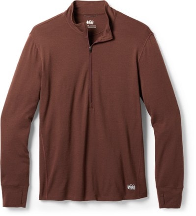 REI Co-op Heavyweight Merino Base Layer Half-Zip Top - Men's 0