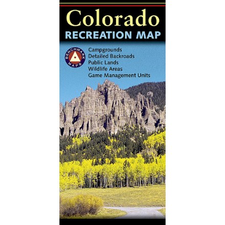 Benchmark Maps Colorado Recreation Map 0