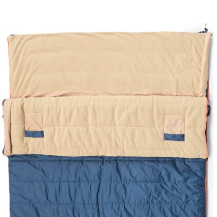 The North Face Wawona Bed Double Sleeping Bag Interior head detail