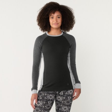 Smartwool Classic Thermal Merino Colorblock Crew Base Layer Top - Women's 1