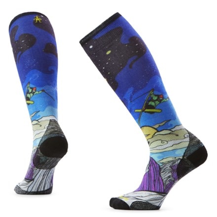 Smartwool Ski Zero Cushion Galactic Print Over The Calf Socks - Women's 0