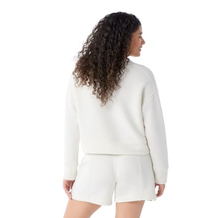 Smartwool Recycled Terry Cropped Crew Sweatshirt - Women's 2