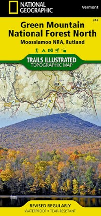 National Geographic Green Mountain National Forest North Topographic Map 0