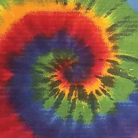 Swatch Image of color Tie Dye Rainbow