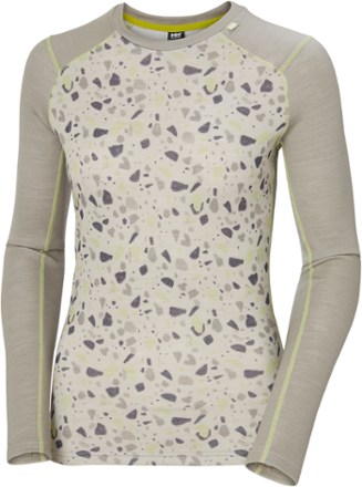 Helly Hansen LIFA Merino Midweight Graphic Base Layer Crew Top - Women's 0