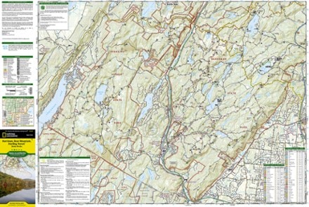 National Geographic Harriman, Bear Mountain and Sterling Forest State Parks Trail Map 2