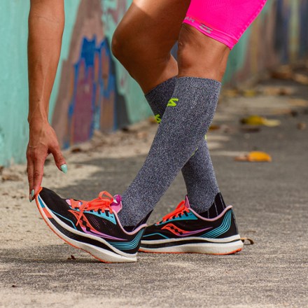 Run+ Reflective Compression Socks