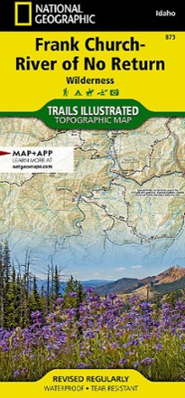 National Geographic Frank Church-River of No Return Wilderness Topographic Map 0