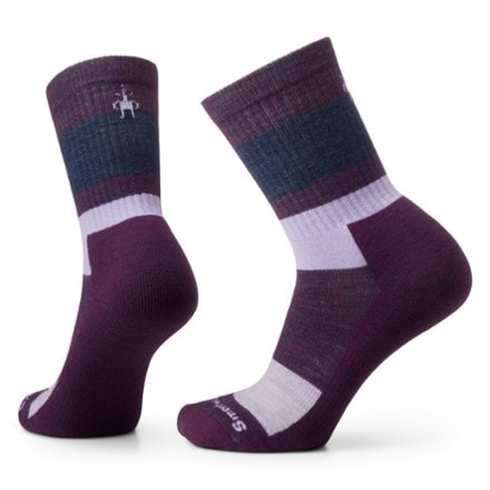 Smartwool Everyday Blocked Stripe Crew Socks 0