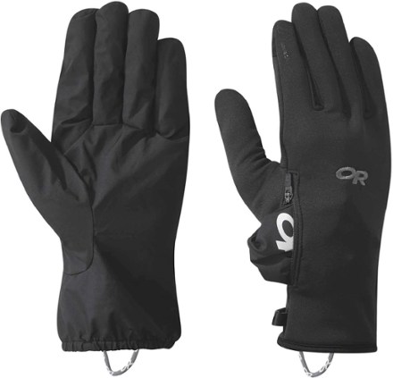 Outdoor Research Women's Sureshot Heated Softshell Gloves-Large Black