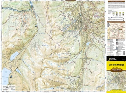 National Geographic Breckenridge Local Trails Map & Guide 1