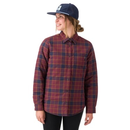 Insulated plaid shirt jacket on sale