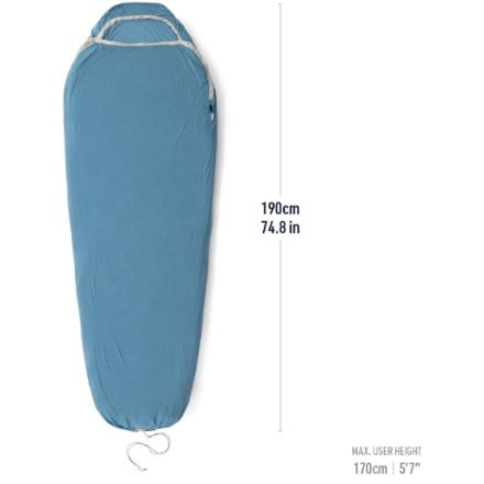 Sea to Summit Breeze Lightweight Sleeping Bag Liner With Drawcord 5