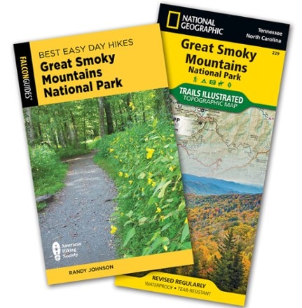 FalconGuides Best Easy Day Hikes Great Smoky Mountains National Park - Guidebook and Trail Map Bundle - 3rd Edition 0