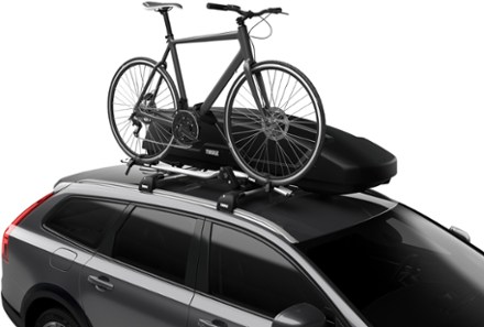 roof box with bike rack