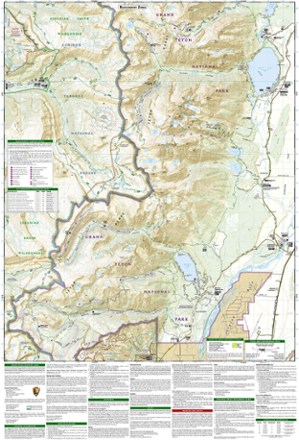 National Geographic Grand Teton National Park Trail Map 2