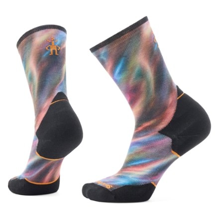 Smartwool Trail Run Targeted Cushion Water Shimmer Print Crew Socks - Women's 0