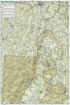 National Geographic Green Mountain National Forest South Topographic Map 1