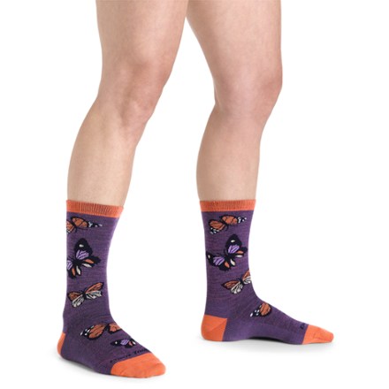 Darn Tough Flutter Crew Lightweight Lifestyle Socks - Women's 1