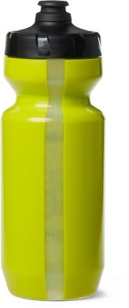 Co-op Cycles Purist Water Bottle - 22 fl. oz. Back view (New Path/Hyper Green)