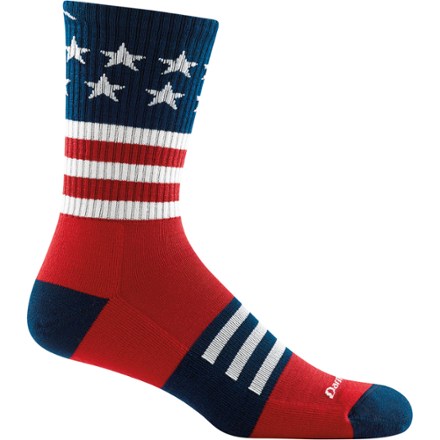 Darn Tough Captain Stripe Micro Crew Lightweight Hiking Socks - Men's 0
