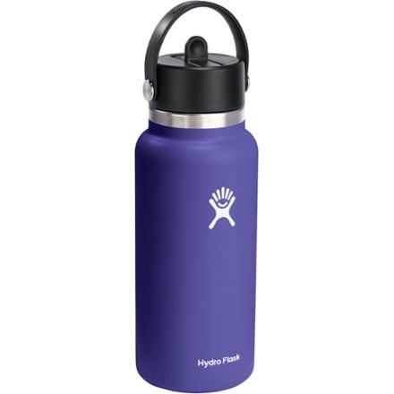 Hydro Flask Wide-Mouth Vacuum Water Bottle with Flex Straw Cap - 32 fl. oz. 1