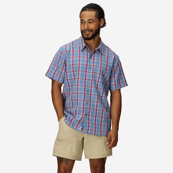 On Body Image of color Rain Cloud Oliver Plaid