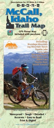 Adventure Maps McCall, Idaho Trail Map 0